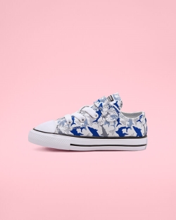 Converse Shark Bite Easy On Chuck Taylor All Star Lány Rövidszárú Fehér/Kék | FRGOSML-HU